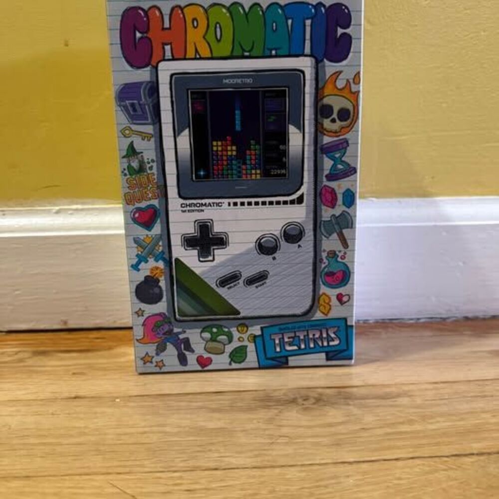 ModRetro Chromatic 1st Edition Leaf Green Sapphire Screen + Tetris Boxed